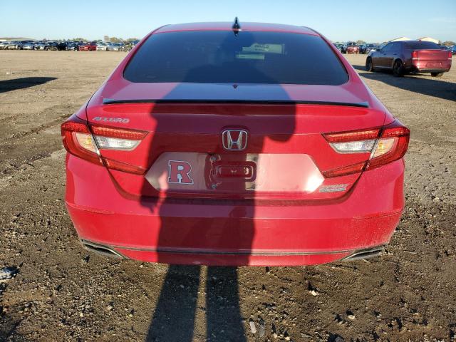 1HGCV1F46MA006224 - 2021 HONDA ACCORD SPORT SE RED photo 6