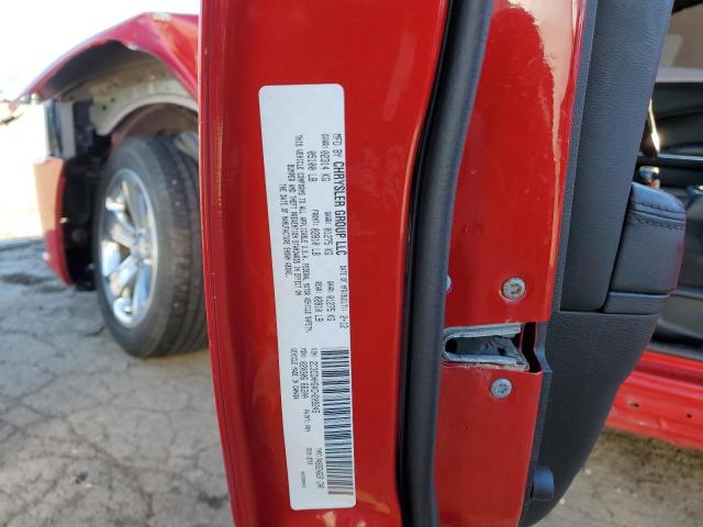 2C3CDXHGXCH209245 - 2012 DODGE CHARGER SXT RED photo 12