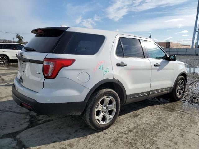 1FM5K8AR9HGB92836 - 2017 FORD EXPLORER POLICE INTERCEPTOR თეთრი ფოტო 3