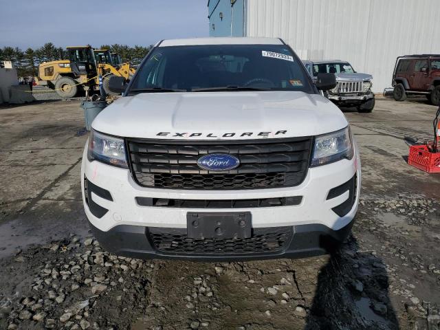 1FM5K8AR9HGB92836 - 2017 FORD EXPLORER POLICE INTERCEPTOR თეთრი ფოტო 5