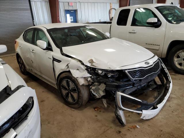 KNAGM4AD3D5049355 - 2013 KIA OPTIMA HYBRID WHITE photo 4