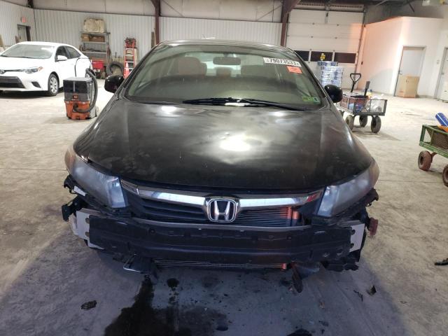 2HGFB2F53CH308560 - 2012 HONDA CIVIC LX BLACK photo 5