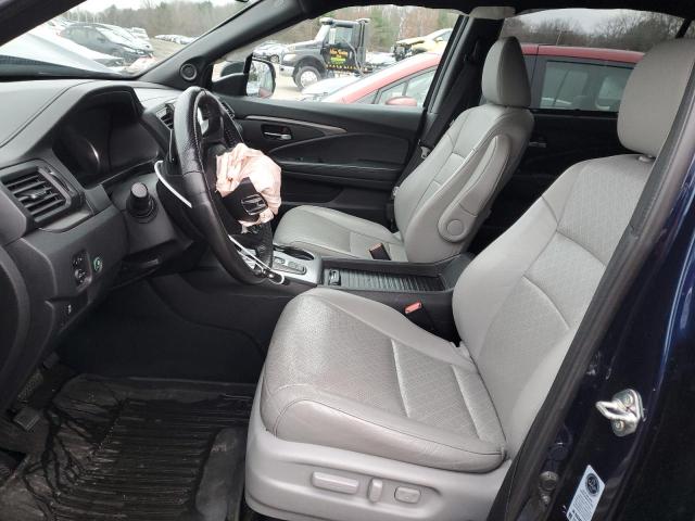 5FNYF8H59KB021482 - 2019 HONDA PASSPORT EXL BLUE photo 7