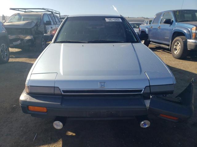 JHMBA742XGC086063 - 1986 HONDA ACCORD DX BLUE photo 5