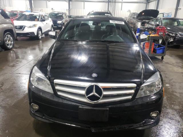 WDDGF54X38F045689 - 2008 MERCEDES-BENZ C 300 BLACK photo 5