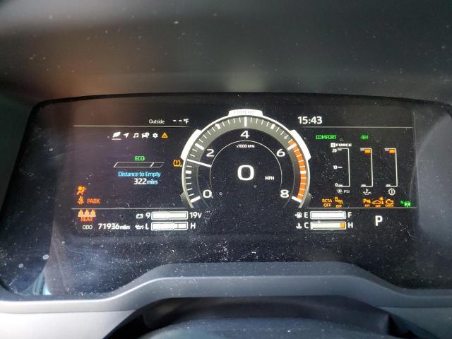 5TFNA5DB8NX024184 - 2022 TOYOTA TUNDRA CREWMAX PLATINUM Grau Foto 9