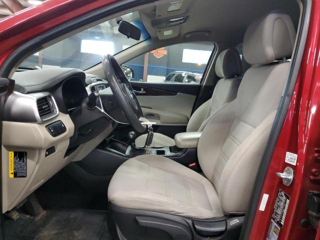 5XYPGDA57GG111788 - 2016 KIA SORENTO LX RED photo 7