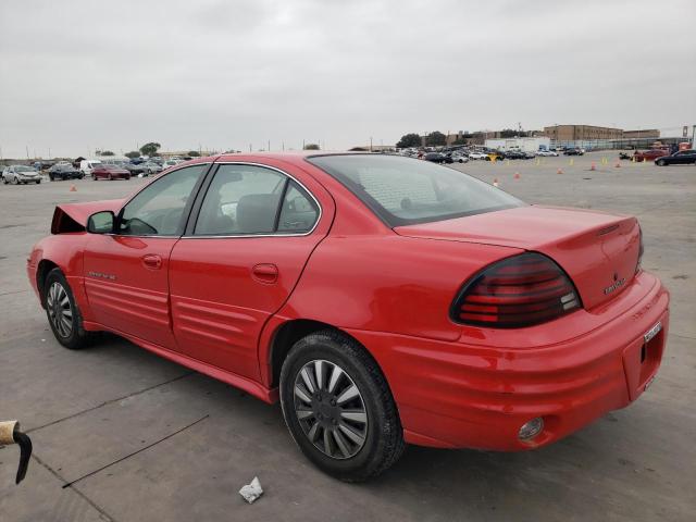 1G2NF52E7YC536243 - 2000 PONTIAC GRAND AM SE1 RED photo 2