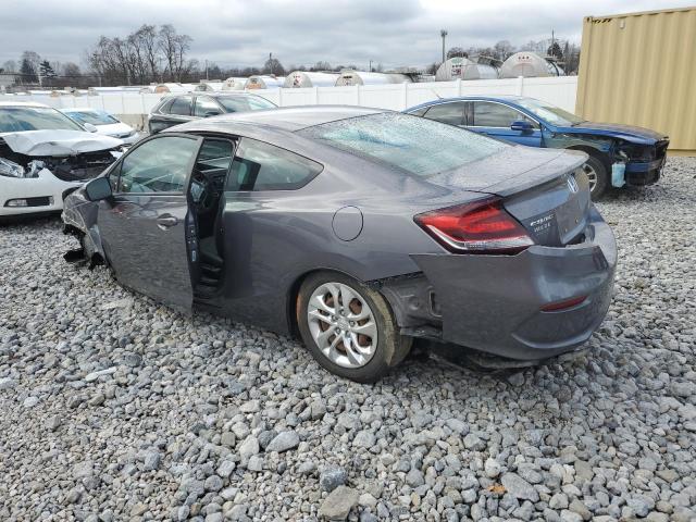 2HGFG3B51EH513813 - 2014 HONDA CIVIC LX GRAY photo 2