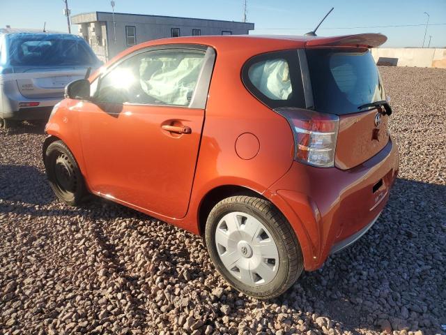 JTNJJXB05CJ021413 - 2012 TOYOTA SCION IQ ORANGE photo 2