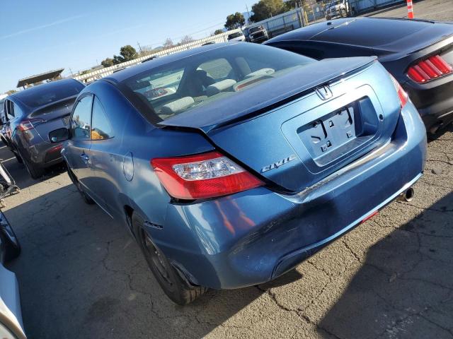 2HGFG12648H511653 - 2008 HONDA CIVIC LX BLUE photo 2