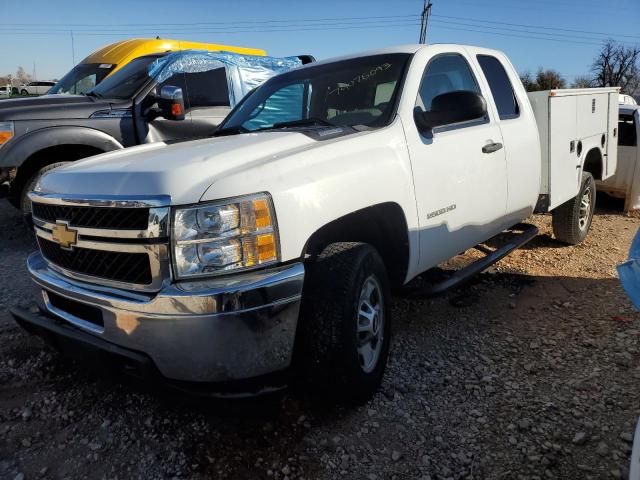 1GC2KVCG7DZ128469 - 2013 CHEVROLET SILVERADO K2500 HEAVY DUTY WHITE photo 1