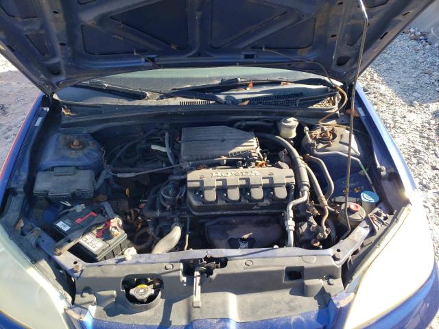 1HGES16374L024115 - 2004 HONDA CIVIC DX VP BLUE photo 11