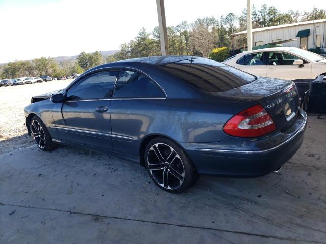 WDBTJ65J54F082601 - 2004 MERCEDES-BENZ CLK 320C BLUE photo 2