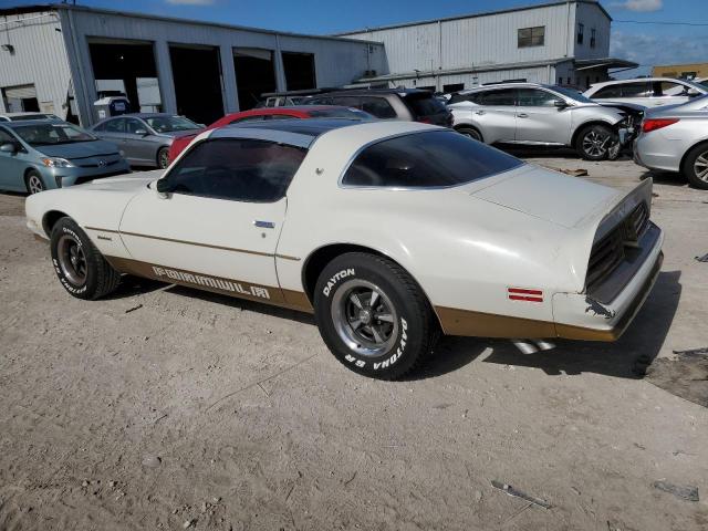 2U87K8L123850 - 1978 PONTIAC FIREBIRD WHITE photo 2