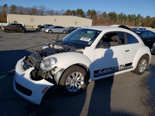 3VWF17AT5EM640649 - 2014 VOLKSWAGEN BEETLE WHITE photo 1