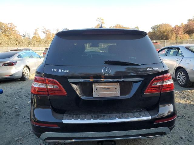 4JGDA5HB8EA356078 - 2014 MERCEDES-BENZ ML 350 4MATIC BLACK photo 6