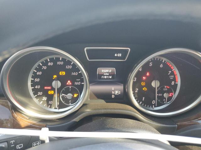 4JGDA5HB8EA356078 - 2014 MERCEDES-BENZ ML 350 4MATIC BLACK photo 9