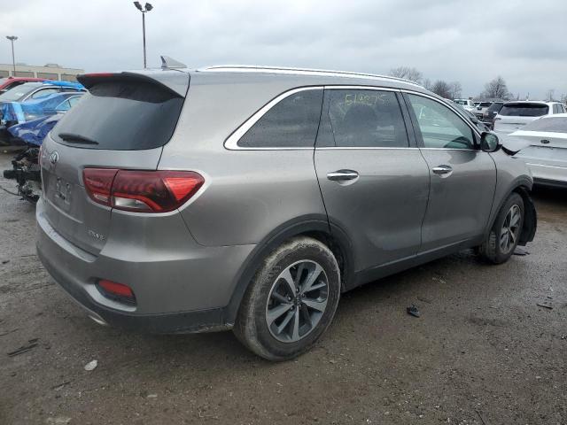 5XYPH4A55KG519275 - 2019 KIA SORENTO EX GRAY photo 3