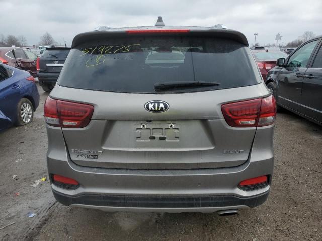 5XYPH4A55KG519275 - 2019 KIA SORENTO EX GRAY photo 6