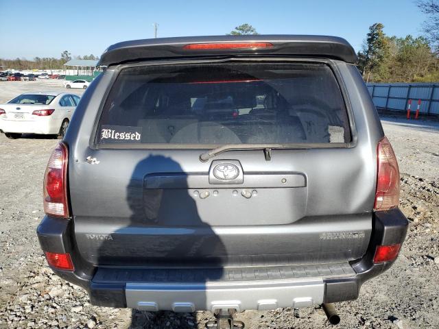 JTEZU14R250061069 - 2005 TOYOTA 4RUNNER SR5 GRAY photo 6