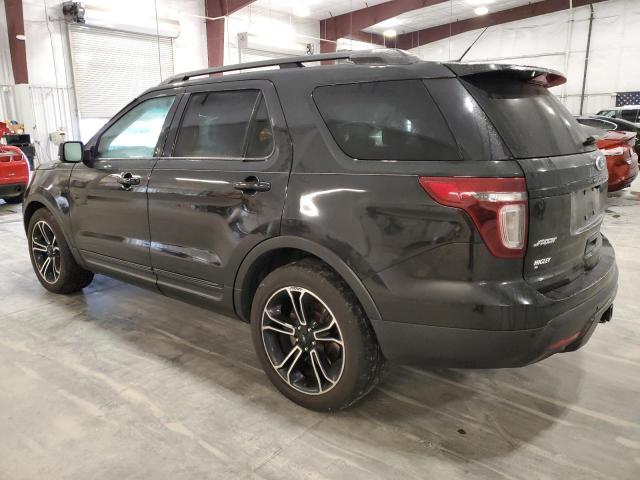 1FM5K8GT6FGA61475 - 2015 FORD EXPLORER SPORT BLACK photo 2