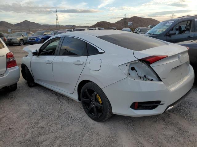 2HGFC2F65KH544275 - 2019 HONDA CIVIC LX WHITE photo 2