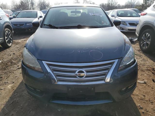 3N1AB7AP1FY295758 - 2015 NISSAN SENTRA S BLUE photo 5