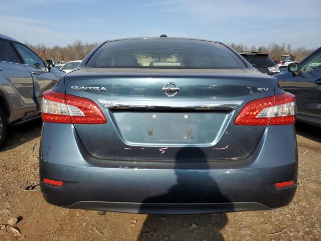 3N1AB7AP1FY295758 - 2015 NISSAN SENTRA S BLUE photo 6