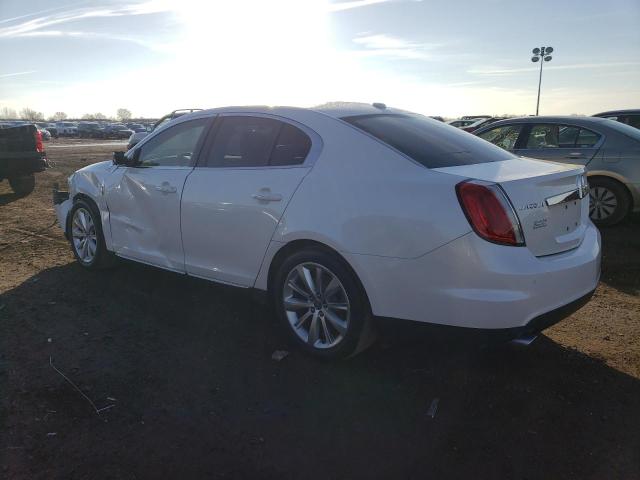 1LNHL9DR9CG800441 - 2012 LINCOLN MKS WHITE photo 2