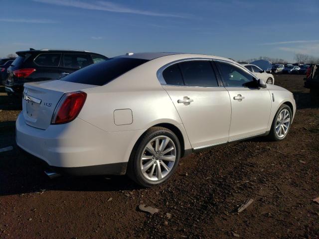 1LNHL9DR9CG800441 - 2012 LINCOLN MKS WHITE photo 3