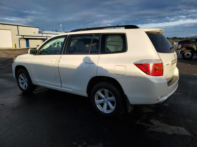 JTEES41A692131297 - 2009 TOYOTA HIGHLANDER WHITE photo 2