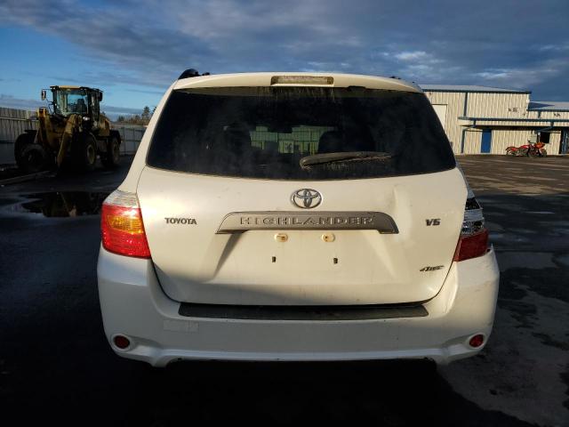 JTEES41A692131297 - 2009 TOYOTA HIGHLANDER WHITE photo 6