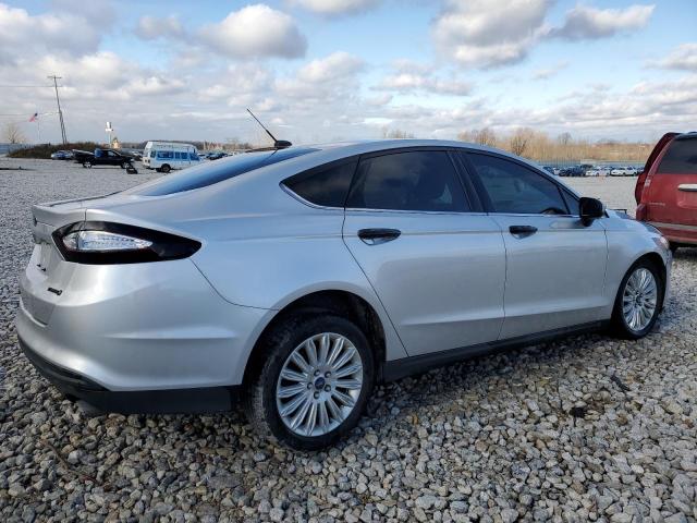 3FA6P0UU2ER382533 - 2014 FORD FUSION S HYBRID SILVER photo 3