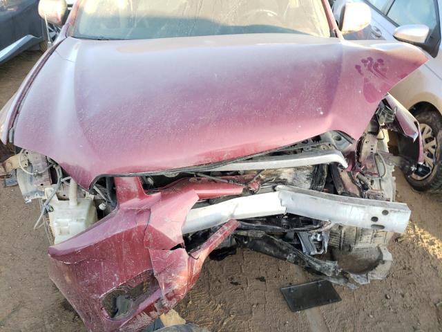 JTEES41AX82035543 - 2008 TOYOTA HIGHLANDER RED photo 12