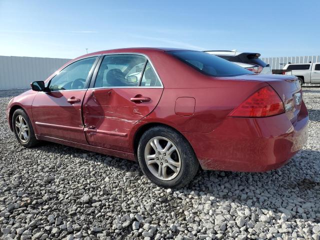 1HGCM56327A053529 - 2007 HONDA ACCORD SE RED photo 2