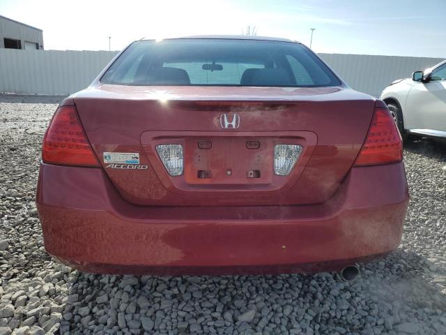 1HGCM56327A053529 - 2007 HONDA ACCORD SE RED photo 6