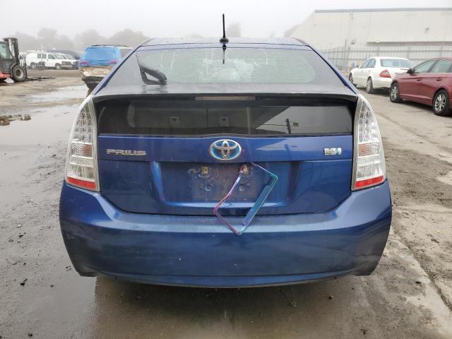 JTDKN3DUXA0135710 - 2010 TOYOTA PRIUS BLUE photo 6