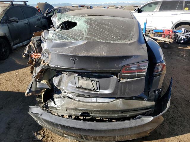 5YJSA1E52NF493060 - 2022 TESLA MODEL S Մոխրագույն լուսանկար 6