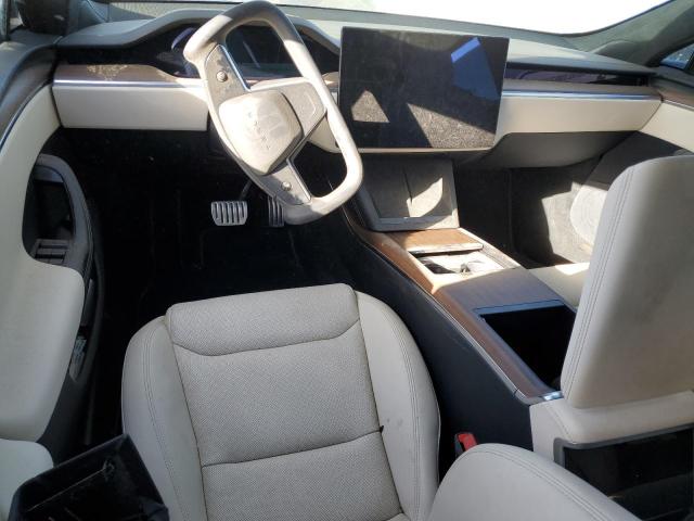 5YJSA1E52NF493060 - 2022 TESLA MODEL S Մոխրագույն լուսանկար 8