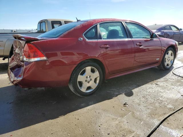 2G1WD57C591103968 - 2009 CHEVROLET IMPALA SS RED photo 3