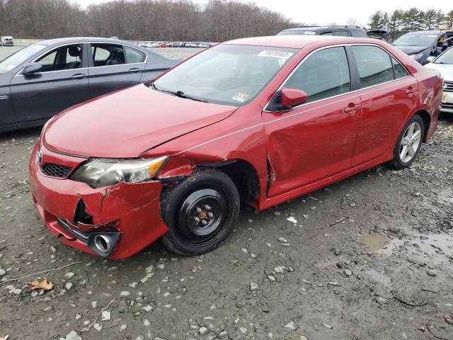 4T1BF1FK4DU664589 - 2013 TOYOTA CAMRY L RED photo 1