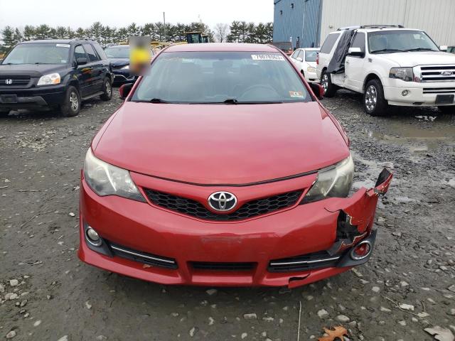 4T1BF1FK4DU664589 - 2013 TOYOTA CAMRY L RED photo 5
