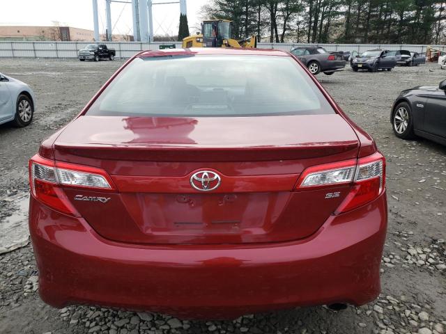 4T1BF1FK4DU664589 - 2013 TOYOTA CAMRY L RED photo 6