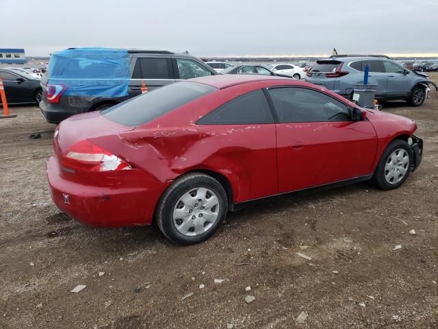 1HGCM82273A005078 - 2003 HONDA ACCORD LX RED photo 3