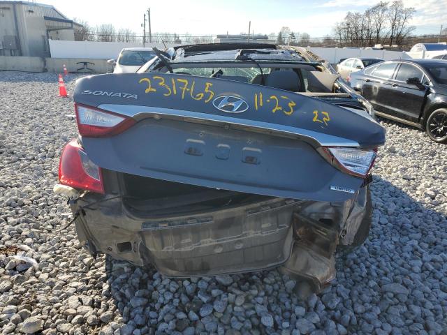 5NPEC4AC7DH666505 - 2013 HYUNDAI SONATA SE GRAY photo 6