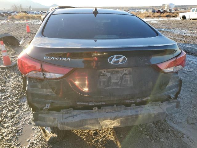 KMHDH4AE7EU104606 - 2014 HYUNDAI ELANTRA SE BLACK photo 6