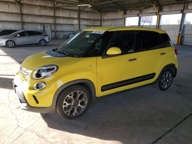 ZFBCFADH8FZ031361 - 2015 FIAT 500L TREKKING YELLOW photo 1