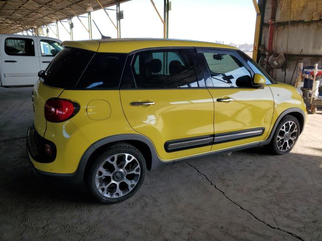 ZFBCFADH8FZ031361 - 2015 FIAT 500L TREKKING YELLOW photo 3