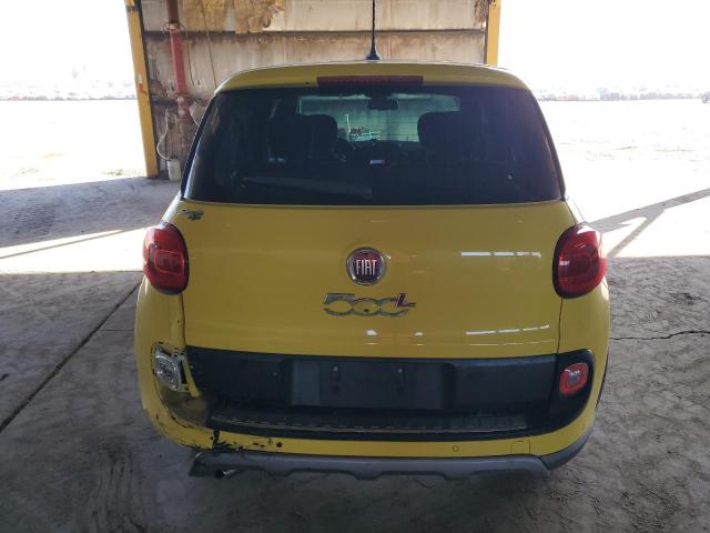 ZFBCFADH8FZ031361 - 2015 FIAT 500L TREKKING YELLOW photo 6